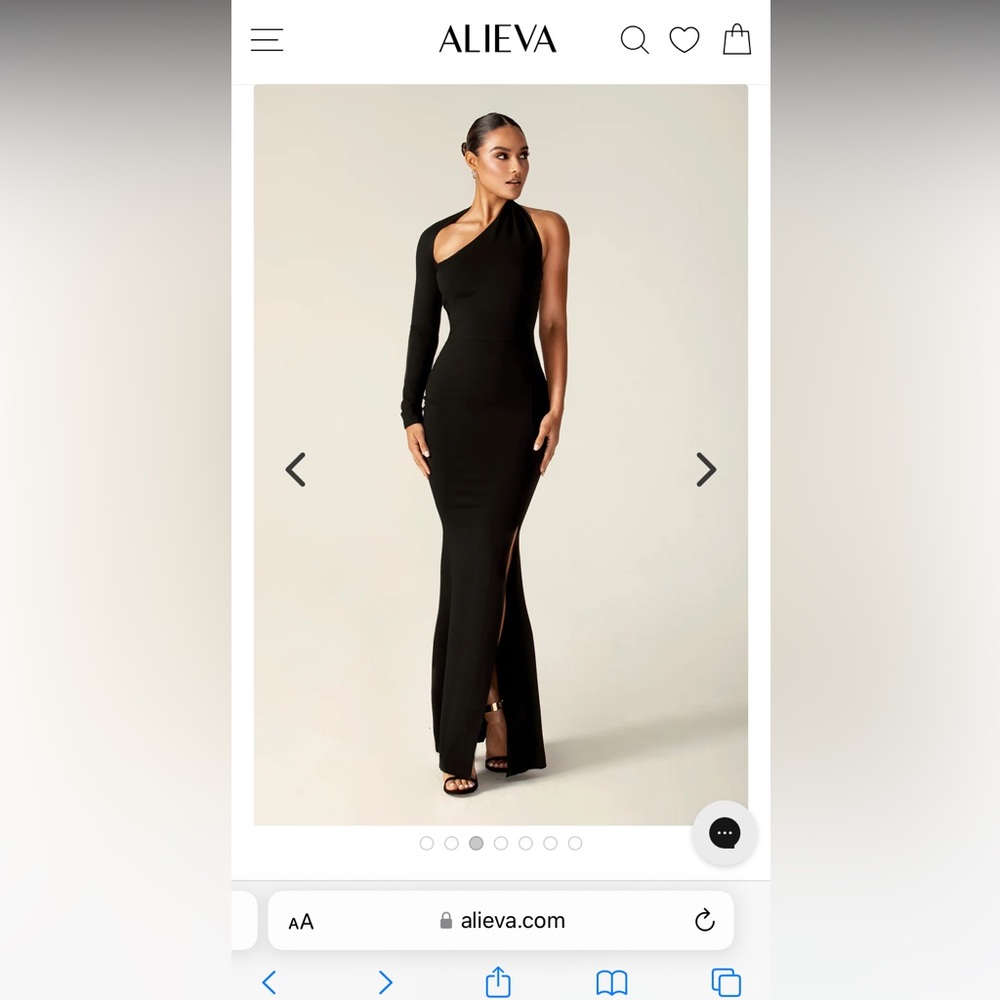 Lilux one shoulder modern maxi dress
